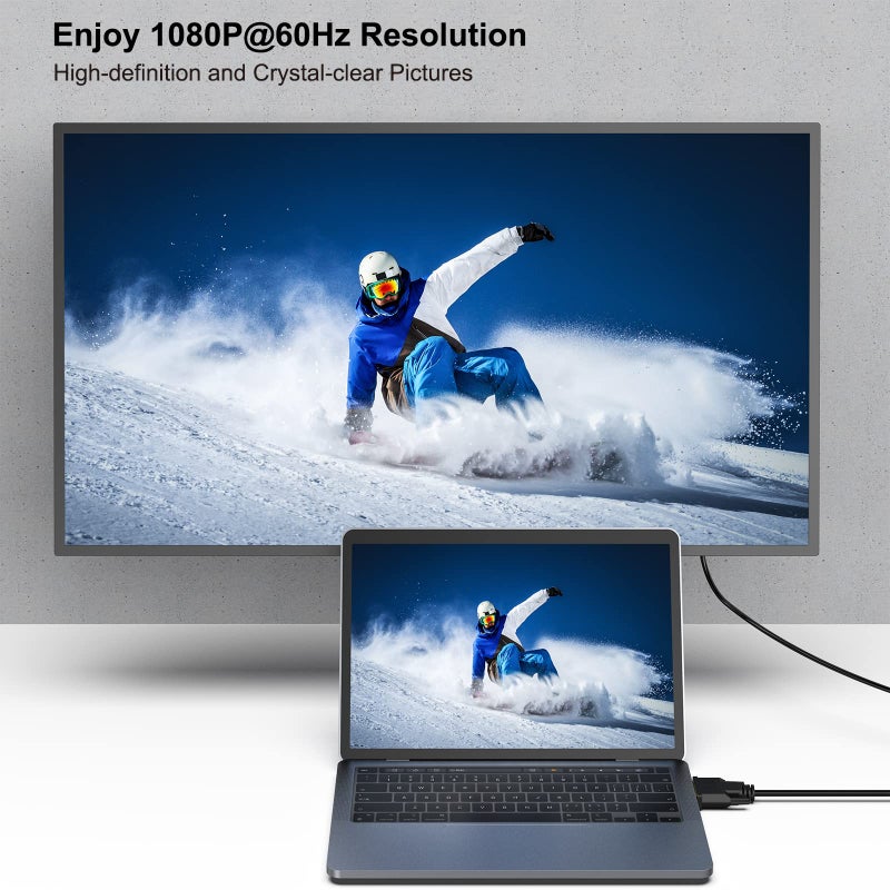 BENFEI Active DVI-D to VGA, DVI-D 24+1 to VGA 10 Feet Cable Male to Male Gold-Plated Cord - Image 2